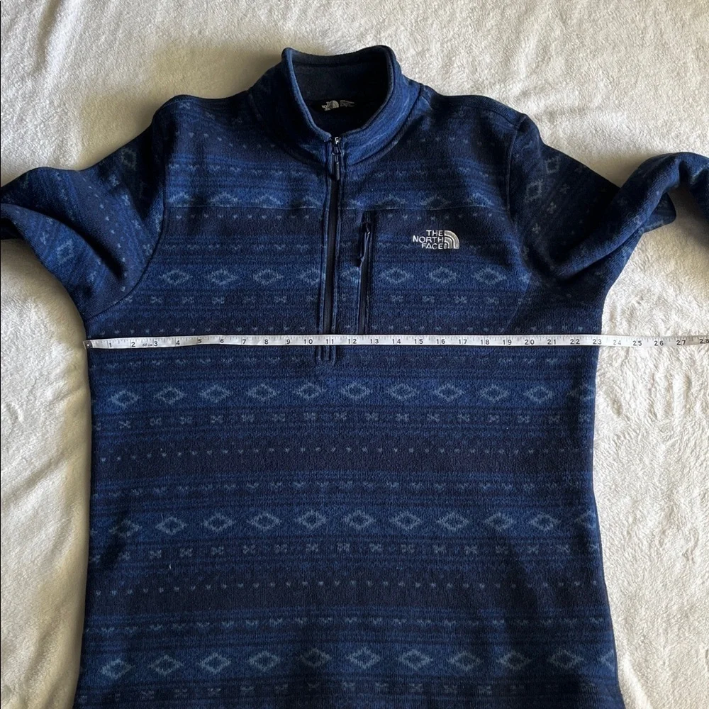 The North Face Navy Geometric Fleece